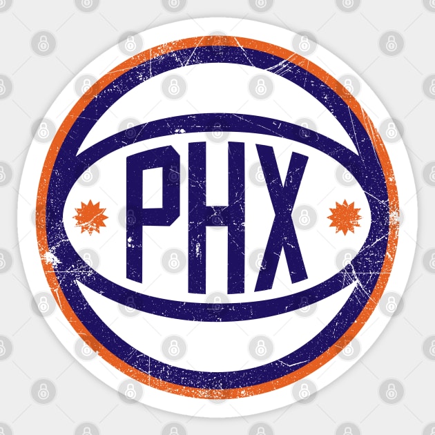 Phoenix Retro Ball - White Sticker by KFig21